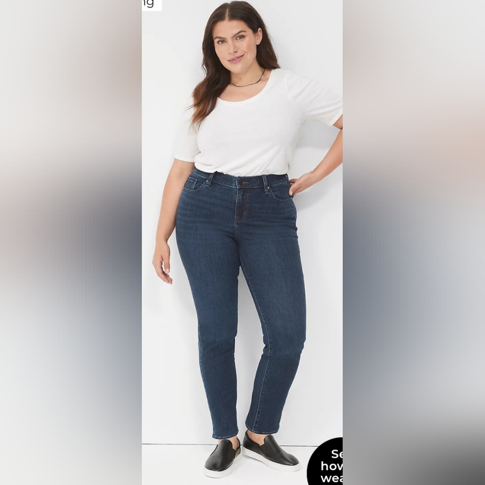 Lane Bryant straight leg jeans - 18 XL